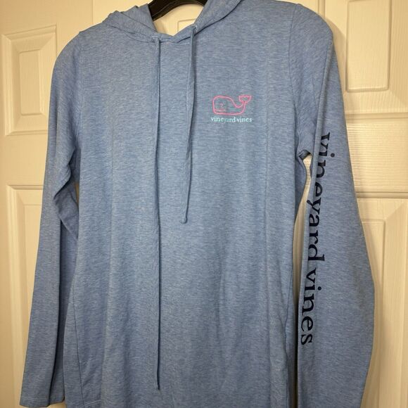 Vineyard Vines Womens XS Edgartown Vintage Whale Hoodie Long Sleeve T-Shirt - Picture 2 of 4
